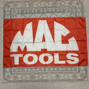 訳あり マックツール 特大フラッグ 16 旗 バナー タペストリー ガレージ MACTOOLS ロゴ フラッグ ガレージ装飾 装飾 ツール 工具 ポスター