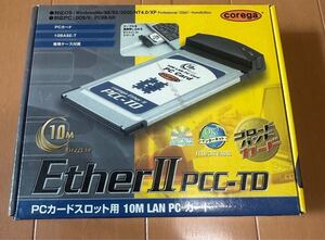 【1円〜売切】 PCカード　イーサネット　コレガ　CG-E2PCCTD