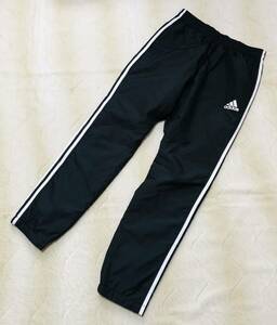 ☆adidas☆アディダス 中綿入り ウォーマーパンツ L 黒系 ウーブンパンツ ウインドブレーカー ウインド パンツ BS4130　②