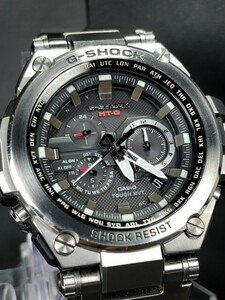 超美品 CASIO カシオ G-SHOCK ジーショック MT-G 腕時計 電波ソーラー腕時計 マルチバンド6 レイヤーコンポジットバンド MTG-S1000D-1AJF