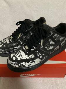 観賞用 NIKE LUNAR FORCE 1 DIGI NR BLACK REFLECT SILVER-DARK GREY Force ナイキ ルナフォース デジカモ リフレクター US9.5 27.5cm 