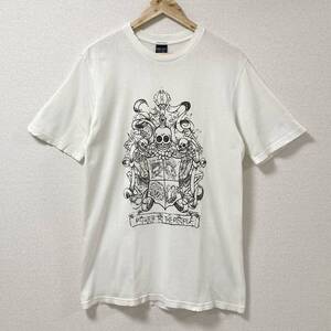 希少 4サイズ NumberNine 2004AW GIVE期 ダメージ加工 4神 スカル エンブレム Tシャツ ナンバーナイン Tee 本人期 VINTAGE archive 3110385