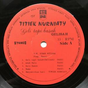 LP Indonesia「 Titiek Nurniaty 」Tropical Funky Fuzz Psych Dangdut 80