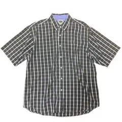 90s austin vintage checked b/d shirt