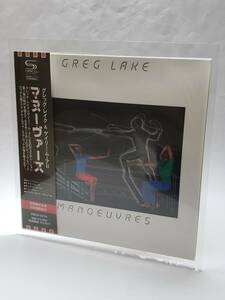 GREG LAKE/MANOEUVRES/グレッグ・レイク＆ゲイリー・ムーアⅡ/マヌーヴァーズ/国内盤SHM-CD/帯付/紙ジャケット仕様/2ndソロ/初回限定生産