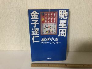 【送料無料】 蹴球中毒 サッカー ジャンキー 馳 星周 金子 達仁 文春文庫 ＊書込あり (214040)