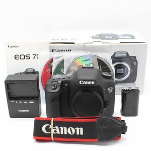 1346ショット！嬉しい元箱・説明書付き！■ほぼ新品■ CANON EOS 7D ボディ