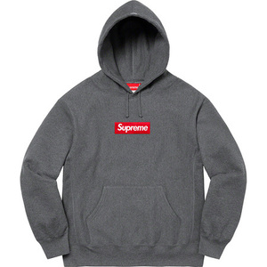 Supreme 21FW Week16 Box Logo Hooded Sweatshirt Charcoal Small オンライン購入 国内正規,全タグ付 チャコール 灰 グレー Grey Sサイズ