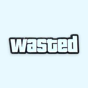 WASTED ピン ピンバッジ バッジ ポスト投函