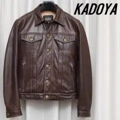 【美品】カドヤ KADOYA DT-LEATHER JAC レザージャケット