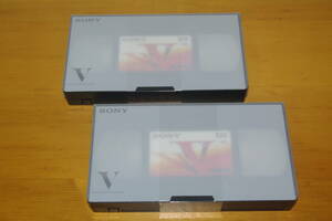 新品未使用　ビデオテープ２本　SONY　VHS