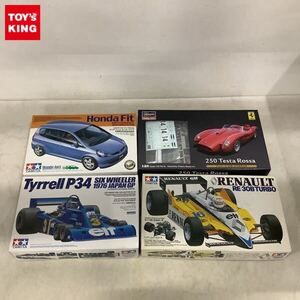 1円〜 タミヤ 1/24 ホンダ フィット モーターライズ ルノー RE-30Bターボ ハセガワ フェラーリ250テスタロッサ 他