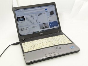 1円～ 訳あり激安 ノートパソコン 富士通 LIFEBOOK P772/E 中古 12.1型 第3世代Core i5 無線 Wi-Fi Windows10 Office 即使用可 保証付き