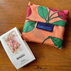 BAGGU　BABY BAGGU　廃番品　オレンジチェリー　ベビーバグゥ　エコバッグ