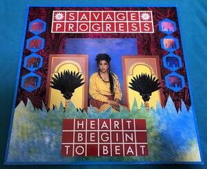 12”●Savage Progress / Heart Begin To Beat EUROPEオリジナル盤 10 Records 601 363