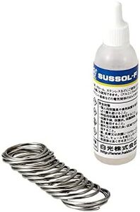 ヤニなしはんだ付き20g 81-01 20ml 金属用フラックス SUSSOL-F