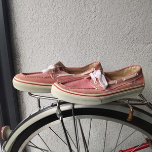 VANSバンズ デッキシューズ ピンク 27cm