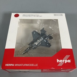 G3-093　herpa ミニチュア モデル 1/200 航空自衛隊 JASDF Lockheed Martin F-35A Lightning II 中古品