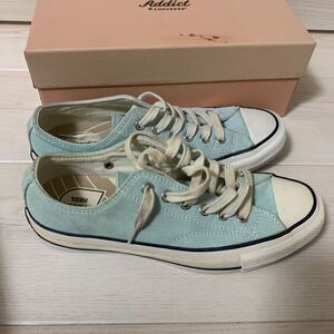 即決　CONVERSE ADDICT CHUCK TAYLOR SUEDE OX 26cm US7.5 MINT コンバース アディクト チャックテイラー ミント