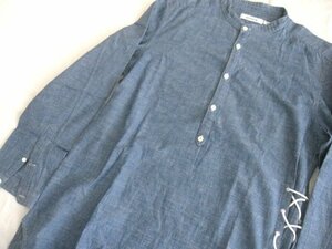 ノンネイティブ NONNNATIVE シャンブレーシャツ1 NN-S2809 PILGRIM PULLOVER SHIRT COTTON CHAMBRAY