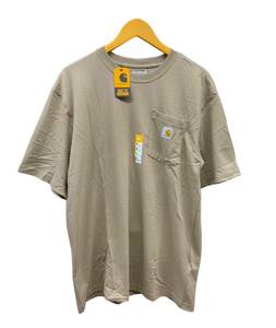 Carhartt (カーハート) LooseFit POCKET T-SHIRT ルーズフィット ヘビーウェイト ポケットTシャツ K87-M 半袖 M デザートカーキ メンズ/025