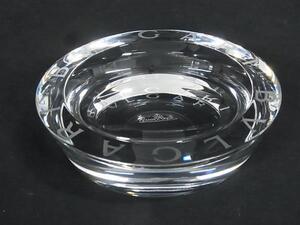 ■新品同様■ BVLGARI ブルガリブルガリ Rosenthal ローゼンタール 灰皿 アッシュトレイ 小物入れ インテリア クリア FH1239