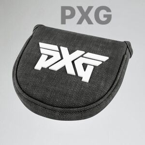 PXG ピーエックスジー マレット型パター用 ヘッドカバー パターカバー マレット DELUXE PERFORMANCE 2BALL グレー マグネット 送料無料