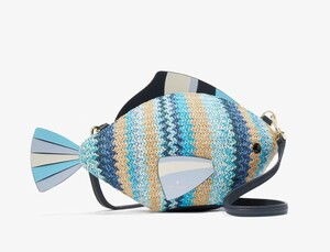 2024夏新作　日本未発売(*^^*)　Kate Spade What A Catch 3D Fish Crossbody　KG739　本物をお届けします♪