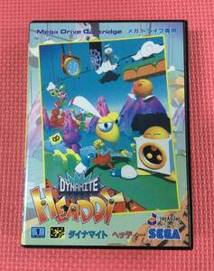 【GM5850/60/0】メガドライブソフト★ダイナマイト ヘッディー★アクション★MD★MEGA DRIVE★SEGA★セガ★カセット★説明書付き★