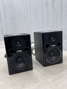 FOSTEX プロフェッショナル スタジオ モニター PM0.4 ペア 出音確認済 100V スピーカー ブラック フロアスタンディング 即日配送