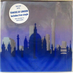 XTC()-Towers Of London (UK 限定 2x7インチ+レアステッカー付きアウターPVC)