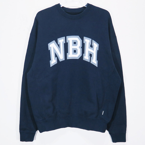 NEIGHBORHOOD ネイバーフッド 22AW COLLEGE-S CREWNECK LS.CO カレッジ スウェット クルーネック ロングスリーブ ネイビー トップス Maz