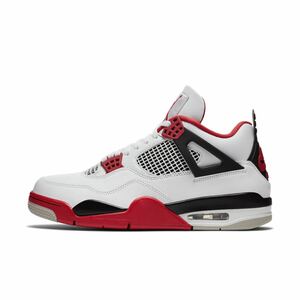 NIKE AIR JORDAN 4 RETRO OG FIRE RED WHITE/BLACK-TECH GREY-FIRE RED US9.5 27.5cm ナイキ ジョーダン ファイヤーレッド