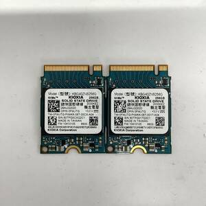 K60425151 KIOXIA NVMe 256GB SSD 2点 【中古動作品】.