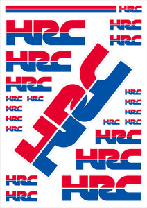 HRC - HRCグッズ HRCステッカーキットHRC Sticker Kit 　新品未使用品　ほぼ半額！！（2枚SET)