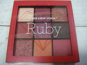 Rudy・ルビー^,,.KISS NEW YORK*ジュエリーパレットルビー*アイシャドー_.,,^「未使用品」