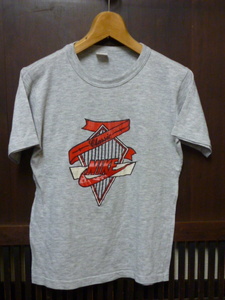 USA古着　80s NIKE Tシャツ BOYS L 14-16 グレー classic ナイキ 半袖 ビンテージ