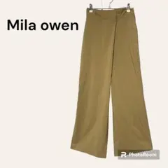 Mila owen ミラ・オーウェン ワイドパンツ ベージュ