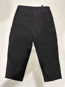 Porter Classic ポータークラシック Wether Cargo Pants ウェザー カーゴパンツ ワークパンツ ブラック XLサイズ 名作 正規品