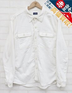 8T7158/THE FLAT HEAD CLUB LABEL ピケワークシャツ CL-SH010 フラットヘッド