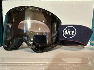 新品未使用 23-24 DICE SHOWDOWN DEMISMOKE / PHOTOCHROMIC / ULTRA LIGHT GRAY / LIGHT SILVER MIRROR ゴーグル