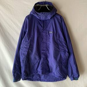 2000年製 S00 patagonia パタゴニア インファーノ ジャケット マウンテンパーカー 裏ボア フリース ブルー 青 M ヴィンテージ OLD