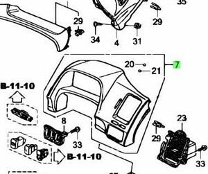 新品 未使用品 ホンダ 純正品 シビック タイプＲ 後期 FD2 センターパネル 内装 シビック タイプＲ オーディオ ナビ センター HONDA