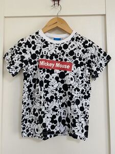 ミッキーマウスTシャツ☆ホワイト☆130☆ディズニー