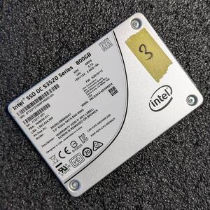 【中古】Intel SSD DC S3520 Series 800GB #3 [2.5インチ SATA3 7mm厚 MLC]