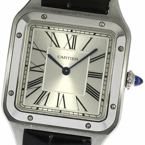 カルティエ CARTIER WSSA0022 サントスデュモンLM クォーツ メンズ 箱・保証書付き_803972