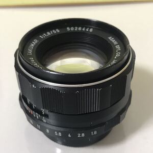 Super-Multi-Coated TAKUMAR 55mm F1.8 no. 5026446 マウント マニュアルレンズ