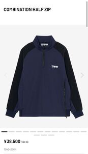 ■美品■ TFW49 COMBINATION HALF ZIP Lサイズ ゴルフウェア ブルゾン ジップアップブルゾン ハーフジップ