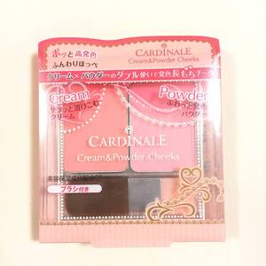 新品 ◆CARDINALE (カルディナーレ) クリーム&パウダーチークス 01 ◆ チークカラー