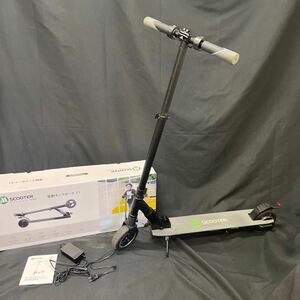 Scooter スマートハイキング新体験 電動キックボード S1 公道走行不可 説明書 充電器 付き 動作確認済み 折りたたみ キックボード 0